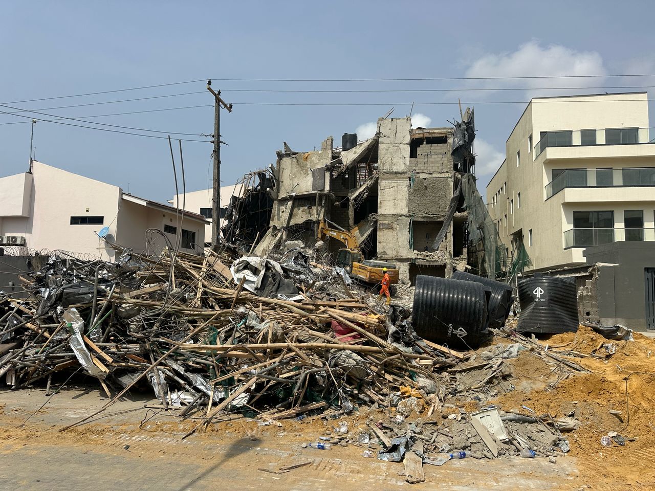 Illustration of unstable built environments, systemic gaps, and vulnerable communities